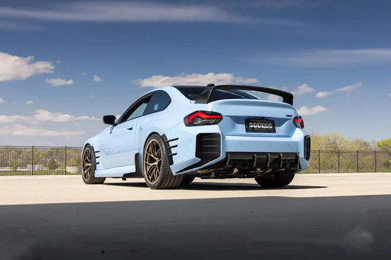 For BMW M2 G87 Carbon Fiber Body Kit M2 G87 Upgraded MP Style Carbon Fiber Front Lip Diffuser Spoiler Body Kit