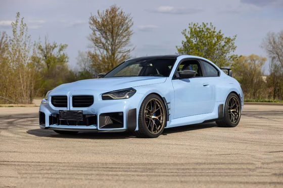 For BMW M2 G87 Carbon Fiber Body Kit M2 G87 Upgraded MP Style Carbon Fiber Front Lip Diffuser Spoiler Body Kit