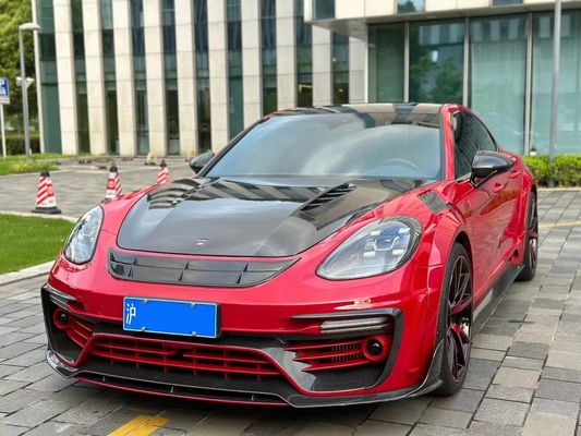 MSY Panamera 971 Body Kit Red Carbon Fiber Replace Front Bumper Spoiler Widebody Kit