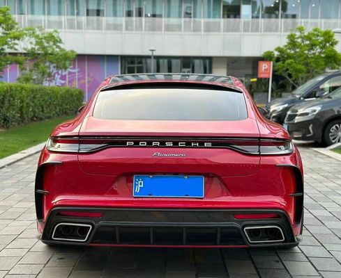 MSY Panamera 971 Body Kit Red Carbon Fiber Replace Front Bumper Spoiler Widebody Kit