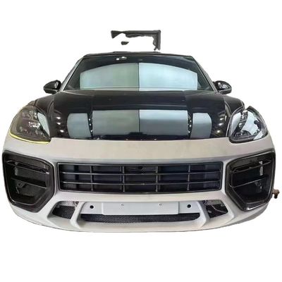 Cayenne Porsche Body Kit Dry Carbon Fiber MTR Style Front Lip Diffuser