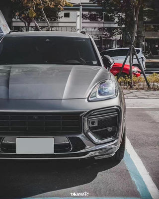 Cayenne Porsche Body Kit Dry Carbon Fiber MTR Style Front Lip Diffuser