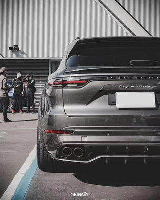 Cayenne Porsche Body Kit Dry Carbon Fiber MTR Style Front Lip Diffuser