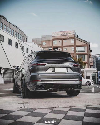 Cayenne Porsche Body Kit Dry Carbon Fiber MTR Style Front Lip Diffuser