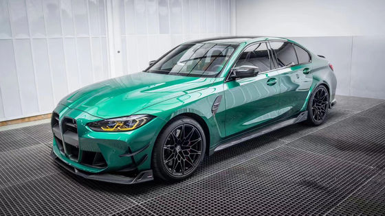 For BMW G80 G82 M3 M4 Carbon Fiber Body Kit G80 G82 M3 M4 Upgraded AE Style Front Lip Diffuser Spoiler Side Skirt Body Kit