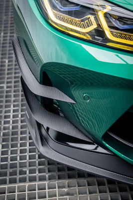 For BMW G80 G82 M3 M4 Carbon Fiber Body Kit G80 G82 M3 M4 Upgraded AE Style Front Lip Diffuser Spoiler Side Skirt Body Kit