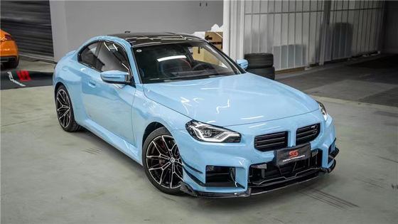 For BMW M2 G87 Carbon Fiber Body Kit M2 G87 Upgraded AE Style Carbon Fiber Front Lip Diffuser Spoiler Body Kit