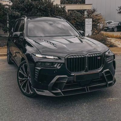 For BMW X7 Carbon Fiber Body Kit X7 Upgraded LD-style Carbon Fiber Front Lip Diffuser Spoiler Hood Body Kit