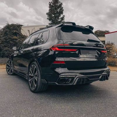 For BMW X7 Carbon Fiber Body Kit X7 Upgraded LD-style Carbon Fiber Front Lip Diffuser Spoiler Hood Body Kit