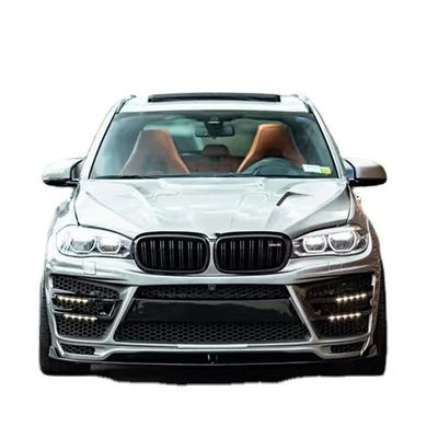 For BMW X5 X5M Wide-body Kit X5 X5M Upgraded RD Carbon Fiber Style Front and Rear Bumper Spoiler Hood Widebody Kit