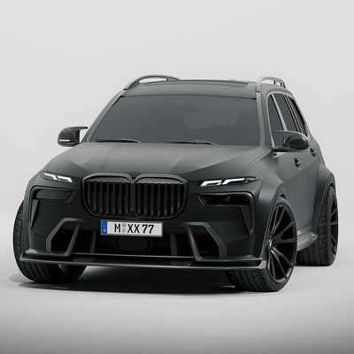 For BMW X7 Carbon Fiber Body Kit X7 Carbon Fiber Front Lip Diffuser Spoiler Hood Side Skirt Wide Body Kit
