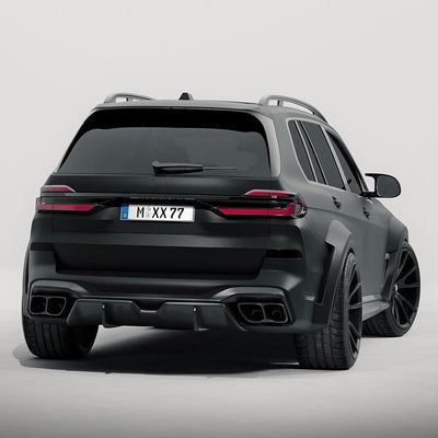 For BMW X7 Carbon Fiber Body Kit X7 Carbon Fiber Front Lip Diffuser Spoiler Hood Side Skirt Wide Body Kit