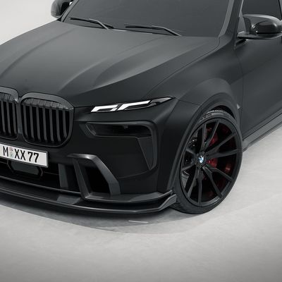 For BMW X7 Carbon Fiber Body Kit X7 Carbon Fiber Front Lip Diffuser Spoiler Hood Side Skirt Wide Body Kit