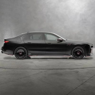 For BMW 7 Series Carbon Fiber Body Kit 7 Series Upgraded MSY-style Carbon Fiber Front Lip Diffuser Spoiler Body Kit