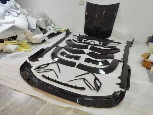 For BMW XM Carbon Fiber Widebody Kit XM Upgrades RNG-style Carbon Fiber Front Lip Diffuser Wheel Arch Spoiler Hood Wide Body