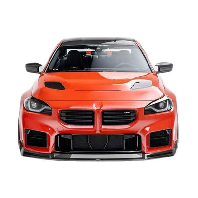 For BMW M2 Carbon Fiber Body Kit M2 Upgraded Vors-style Carbon Fiber Front Lip Diffuser Spoiler Hood Side Skirt