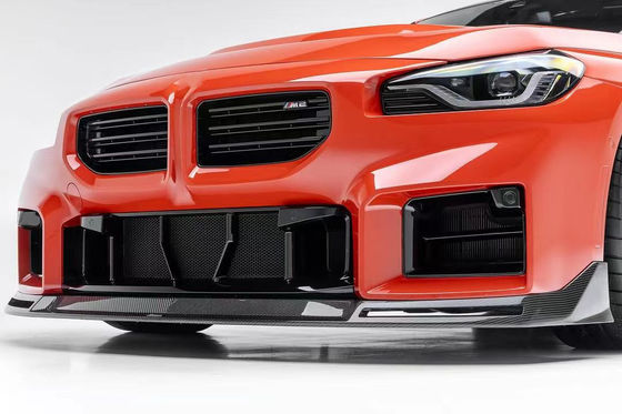 For BMW M2 Carbon Fiber Body Kit M2 Upgraded Vors-style Carbon Fiber Front Lip Diffuser Spoiler Hood Side Skirt