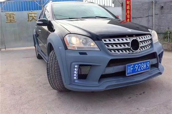 WALD Style Wide Bodyki for Mercedes W164 ML300 ML350 ML400 ML500 ML63 Body Kit Front and Rear Bumper Side Skirts