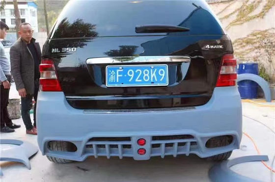 WALD Style Wide Bodyki for Mercedes W164 ML300 ML350 ML400 ML500 ML63 Body Kit Front and Rear Bumper Side Skirts