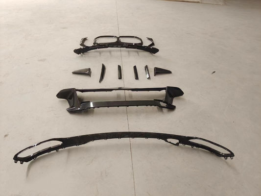 For BMW X7 Carbon Fiber Body Kit X7 OEM Style Carbon Fiber Front Lip Diffuser Large Light Shade Body Kit