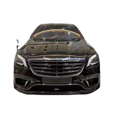 BRASS Tyle Front Shovel Rear Diffuser for Mercedes-Benz W222 AMG S63 S65 S63 S65 Carbon Fiber Body Kit