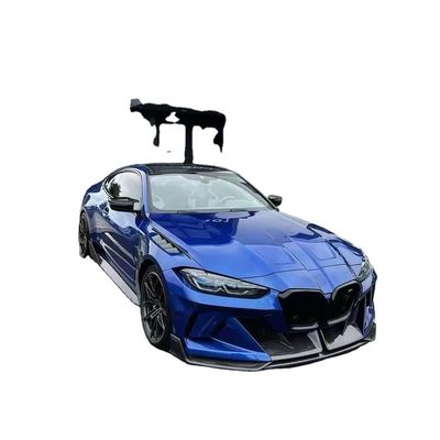 4 Coupe Bmw M3 Body Kit Blue Replace Front GEEX Style Front  Bumper Fenders