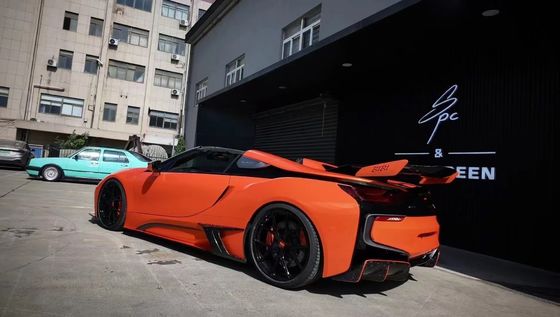 I8 BMW Body Kit Car 2018 - 2019 Carbon Fiber Spoiler Front Bumper Spoiler Wing