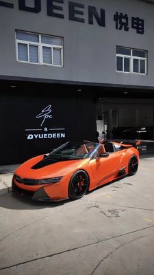 I8 BMW Body Kit Car 2018 - 2019 Carbon Fiber Spoiler Front Bumper Spoiler Wing