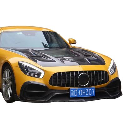 For Mercedes AMG GT Carbon Fiber Body Kit AMG GT Carbon Fiber Front Lip Diffuser Spoiler