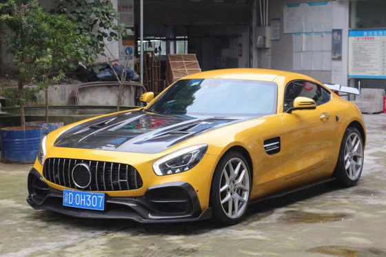 For Mercedes AMG GT Carbon Fiber Body Kit AMG GT Carbon Fiber Front Lip Diffuser Spoiler