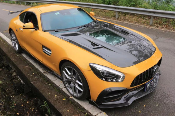 For Mercedes AMG GT Carbon Fiber Body Kit AMG GT Carbon Fiber Front Lip Diffuser Spoiler
