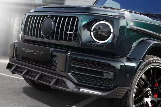 High Quality Carbon Fiber W464 G500 G63 Body Kit W464 Upgrade Topcar Style Front Shovel Rear Lip  Spoiler