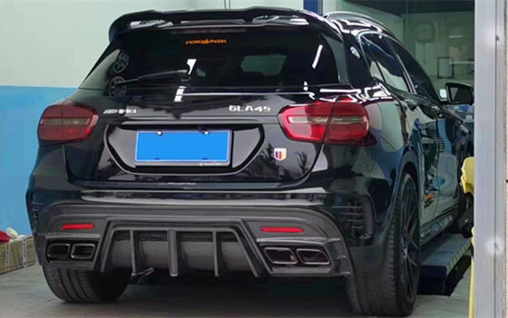 Hot Sale Gla45 Gla260 X156 Carbon Fiber Body Kit  Gla45 Carbon Fiber Rear Diffuser 2014-2019