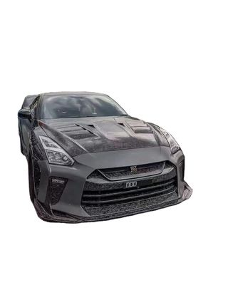 For Nissan GTR R35 Carbon Fiber Body Kit GTR Upgraded Top Style Carbon Fiber Front and Rear Bumper Side Skirt Spoilers