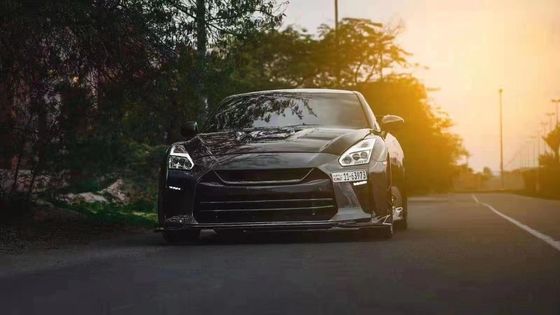 For Nissan GTR R35 Carbon Fiber Body Kit GTR Upgraded Top Style Carbon Fiber Front and Rear Bumper Side Skirt Spoilers