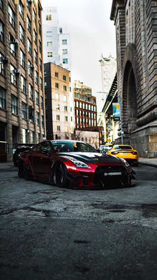Hot 2022 Products GTR R35wide Bodyki Body Kit for Nissan GTR R35 Front and Rear Bumper Spoiler