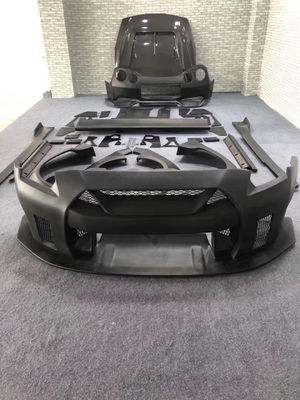 Hot 2022 Products GTR R35wide Bodyki Body Kit for Nissan GTR R35 Front and Rear Bumper Spoiler