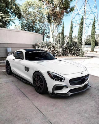 For Mercedes AMG GT Carbon Fiber Body Kit AMG GT Carbon Fiber Front Lip Diffuser Spoiler