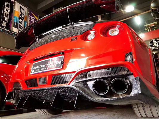 For Nissan GTR Body Kit  GTR R35 Upgrades the VARIS-style Carbon Fiber Front and Rear Bumper Spoiler Body Kit