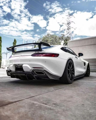For Mercedes AMG GT Carbon Fiber Body Kit AMG GT Carbon Fiber Front Lip Diffuser Spoiler