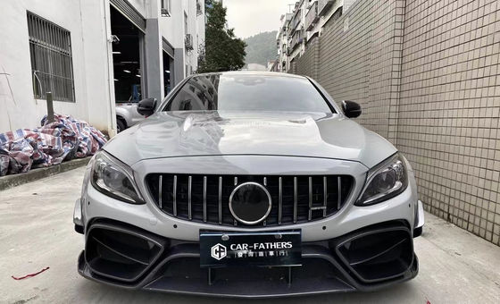 New Product for Mercedes W205 AMG C63 Coupe Body Kit C63 Coupe Upgraded IMP Style Front Bumper