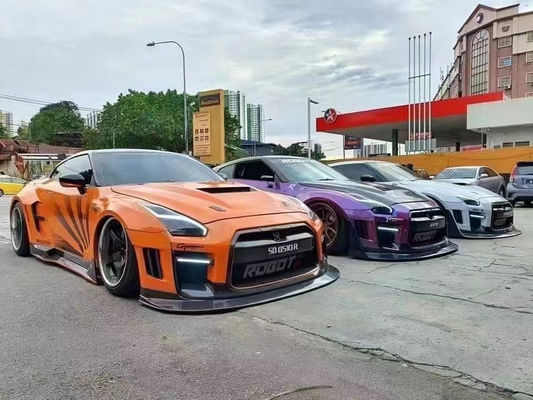 Customized  2022 Nissan Body Kit Front And Rear GTR R35 Car Bumper Covers