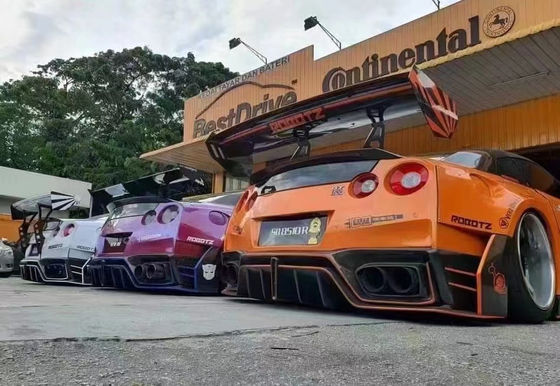 Customized  2022 Nissan Body Kit Front And Rear GTR R35 Car Bumper Covers
