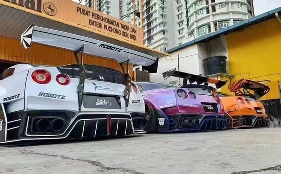 Customized  2022 Nissan Body Kit Front And Rear GTR R35 Car Bumper Covers