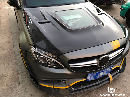 Carbon Fiber Cover for Benz C63 Coupe  Carbon Fiber Material C63 Carbon Fiber Hood Hood Engine Hood