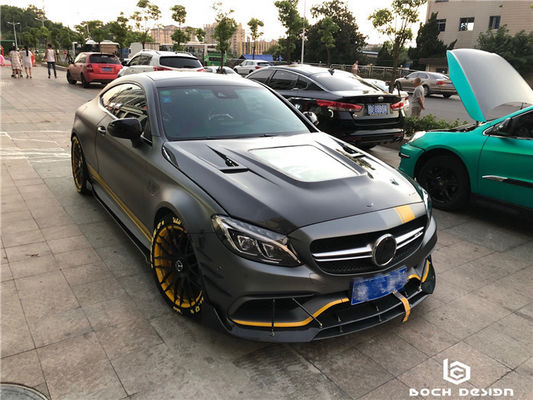 Carbon Fiber Cover for Benz C63 Coupe  Carbon Fiber Material C63 Carbon Fiber Hood Hood Engine Hood
