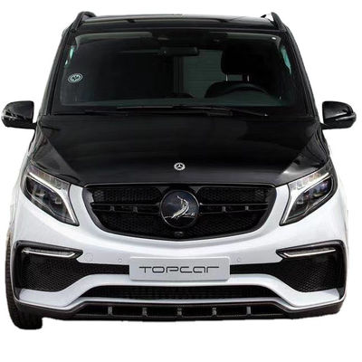 Body Kit for Benz Vito V260  FRP+ Carbon Fiber Materials Vito V260 Upgraded TOPCAR Style Front and Rear Bumper Body Kits