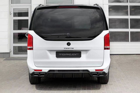 Body Kit for Benz Vito V260  FRP+ Carbon Fiber Materials Vito V260 Upgraded TOPCAR Style Front and Rear Bumper Body Kits