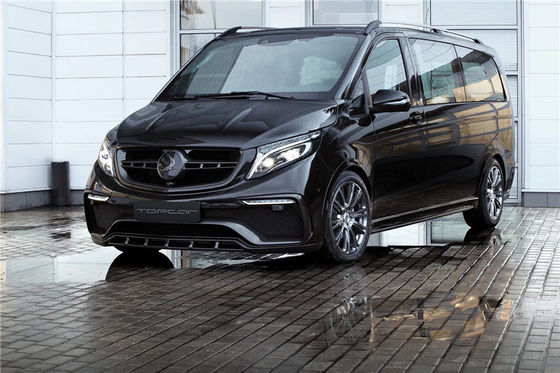 Body Kit for Benz Vito V260  FRP+ Carbon Fiber Materials Vito V260 Upgraded TOPCAR Style Front and Rear Bumper Body Kits