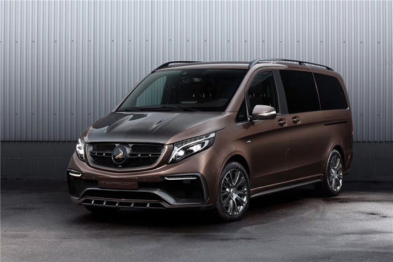 Body Kit for Benz Vito V260  FRP+ Carbon Fiber Materials Vito V260 Upgraded TOPCAR Style Front and Rear Bumper Body Kits